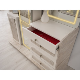 Exclusive-Dresser with Mirror-MOONSTONE/TRAVERTEN-DUBAI