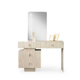 Exclusive-Dresser with Mirror-SANDBEIGE/TRAVERTEN-KAPADOKYA