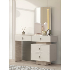 Exclusive-Dresser with Mirror-MOONSTONE/TRAVERTEN-MONTANA