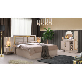 Exclusive-Dresser with Mirror-SANDBEIGE-SAFIR