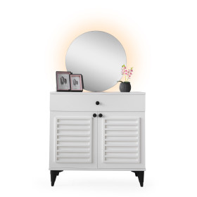 Exclusive-Dresser with Mirror-MOONSTONE-TUBA