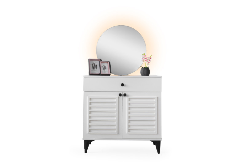 Exclusive-Dresser with Mirror-MOONSTONE-TUBA