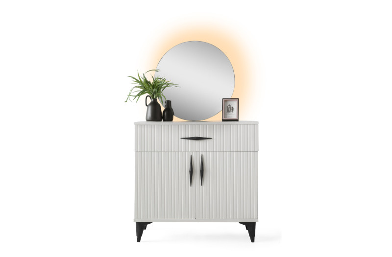 Exclusive-Dresser with Mirror-MOONSTONE-LADIN