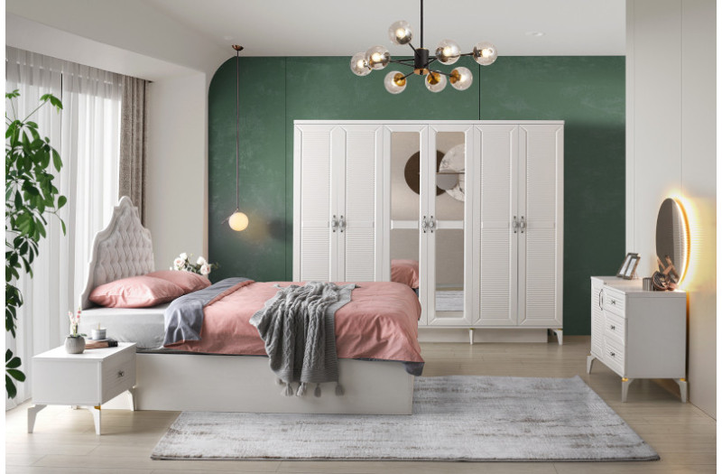 Exclusive-Dresser with Mirror-SANDBEIGE-OPERA