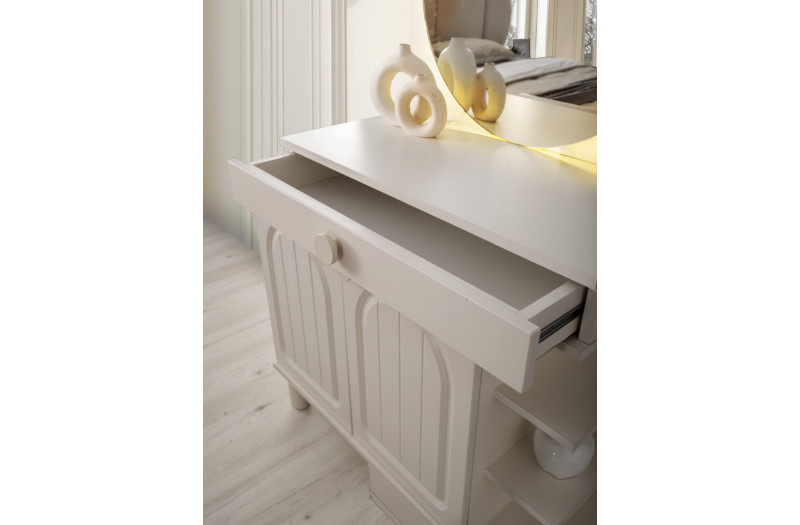 Bohem-Dresser with Mirror-MOONSTONE/MOONSTONE-BAKU
