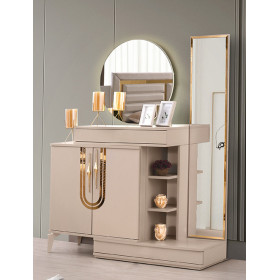 Surgulu-Dresser with Mirror-SANDBEIGE-CAGLA