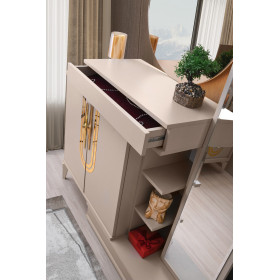 Surgulu-Dresser with Mirror-SANDBEIGE-CAGLA