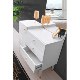 Surgulu-Dresser with Mirror-WHITE-AVRASYA