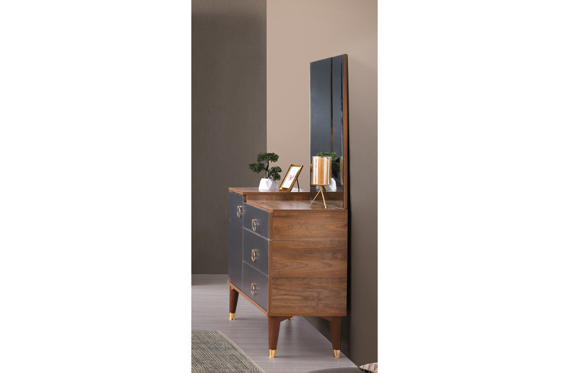 Surgulu-Dresser with Mirror-WALLNUT/ANTARASIT-GURUN