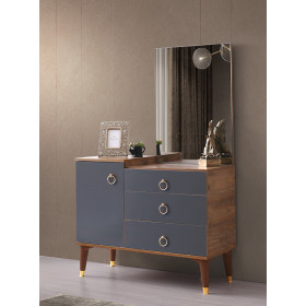 Surgulu-Dresser with Mirror-WALLNUT/ANTARASIT-GURUN
