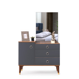 Surgulu-Dresser with Mirror-WALLNUT/ANTARASIT-GURUN