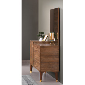 Surgulu-Dresser with Mirror-WALLNUTT-EFE