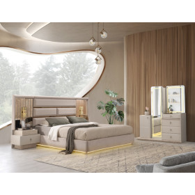 Exclusive-Nightstand-SANDBEIGE/TRAVERTEN-PETRA