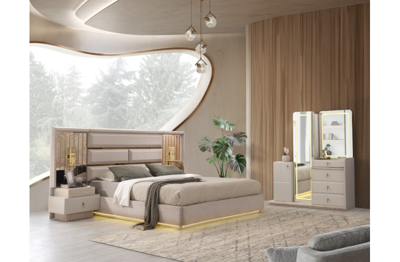 Exclusive-Nightstand-SANDBEIGE/TRAVERTEN-PETRA