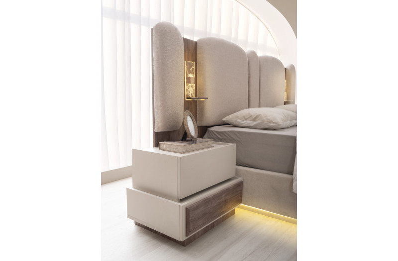 Exclusive-Nightstand-SANDBEIGE/WALLNUTT-AYASOFYA