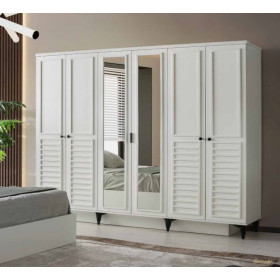 Exclusive-Kleiderschrank mit Türen-MONDSTEIN-TUBA