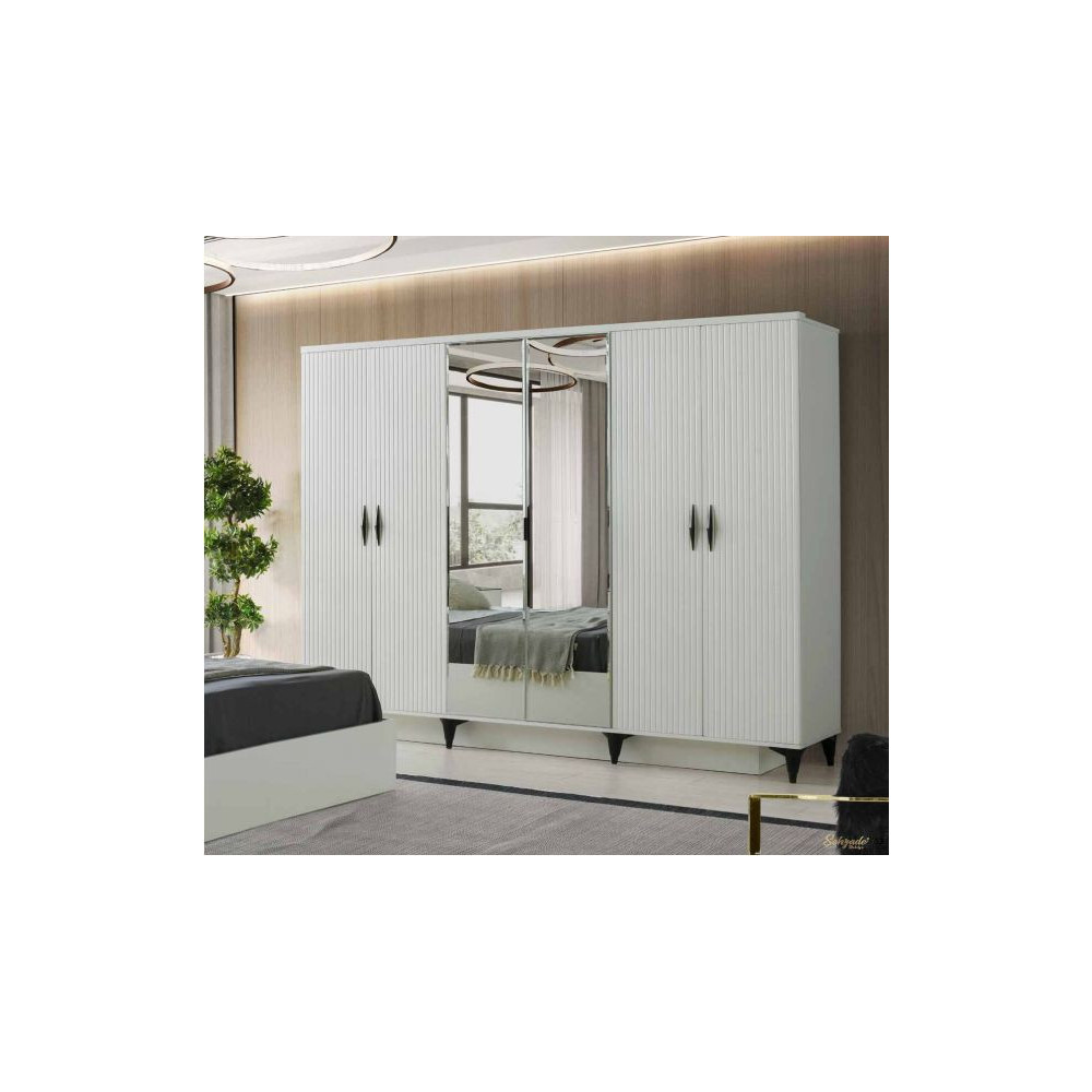 Exclusive-Wardrobe with Doors-MOONSTONE-LADIN
