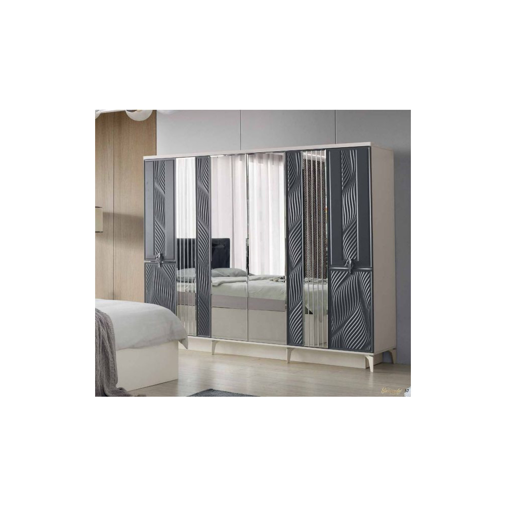 Exclusive-Wardrobe with Doors-MOONSTONE/ANTARASIT-BIGA
