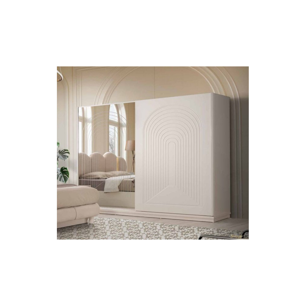 Bohem-Wardrope with Sliding Doors -MOONSTONE/MOONSTONE-BAKU