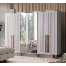 Bohem-Kleiderschrank mit Türen-SANDBEIGE-MADRID