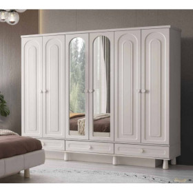 Bohem-Wardrobe with Doors-MOONSTONE-BEYZA