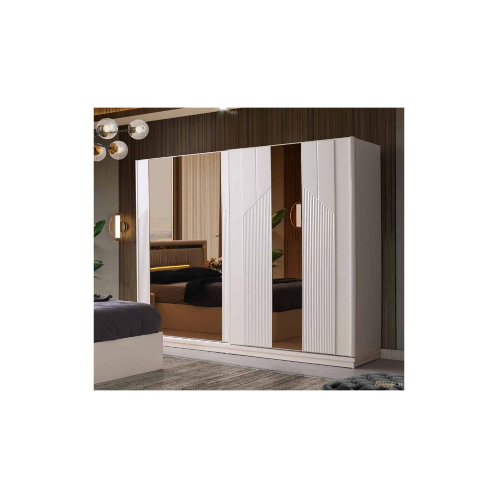 Surgulu-Wardrope with Sliding Doors -MOONSTONE-ELMAS